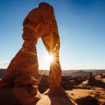 Waiting for sunset at Delicate Arch