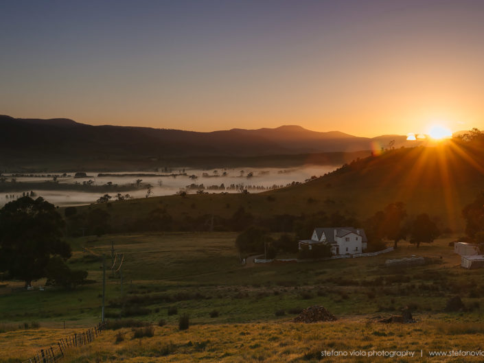 Sunrise over Bushy Park - Tasmania