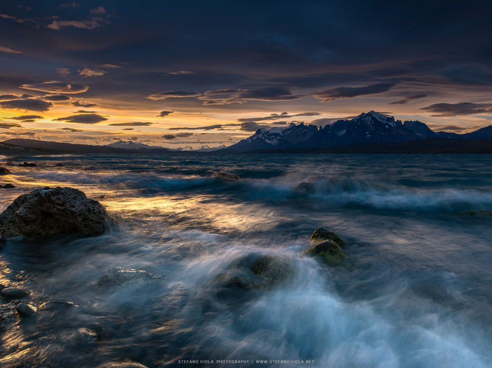 Sunset at Lago Sarmiento