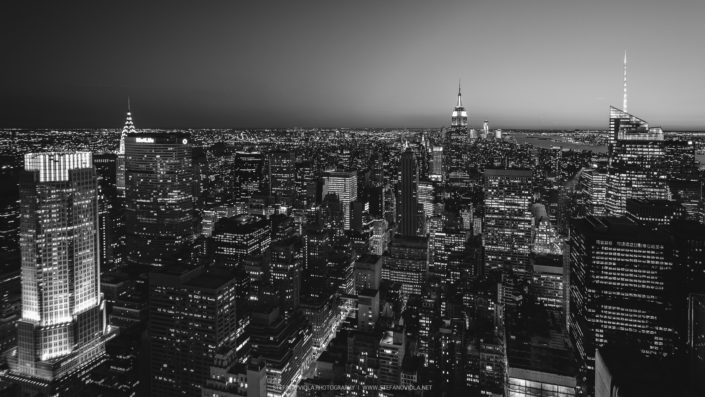 Manhattan in black & white