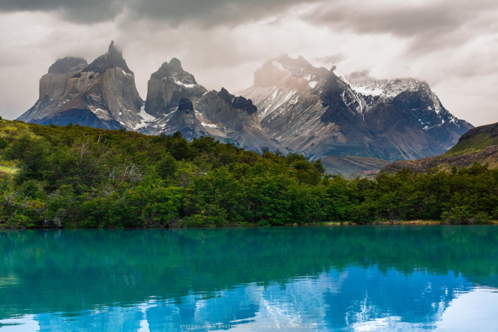 Morning reflections at Torres del Paine