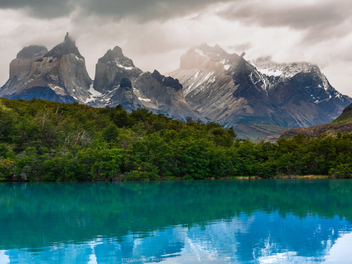 Morning reflections at Torres del Paine