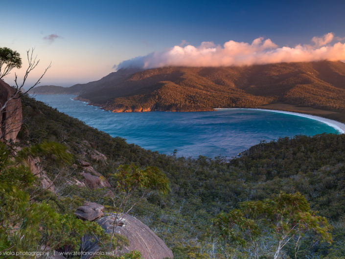 Wineglass Bay at sunset - Tasmania