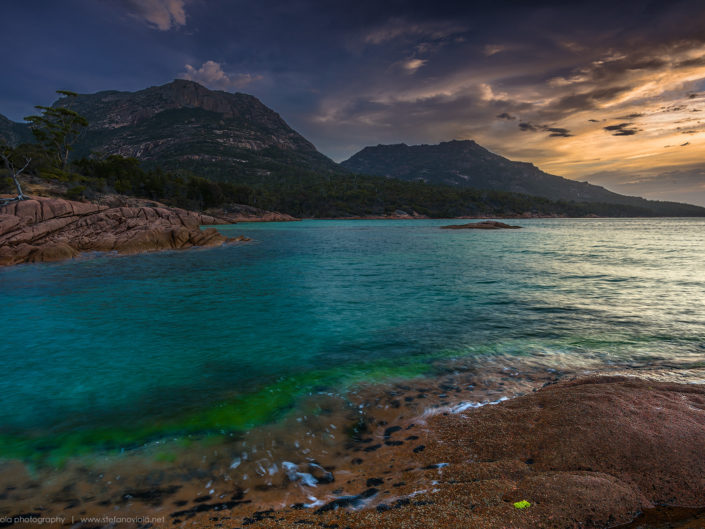 Sunset at Freycinet National Park - Tasmania